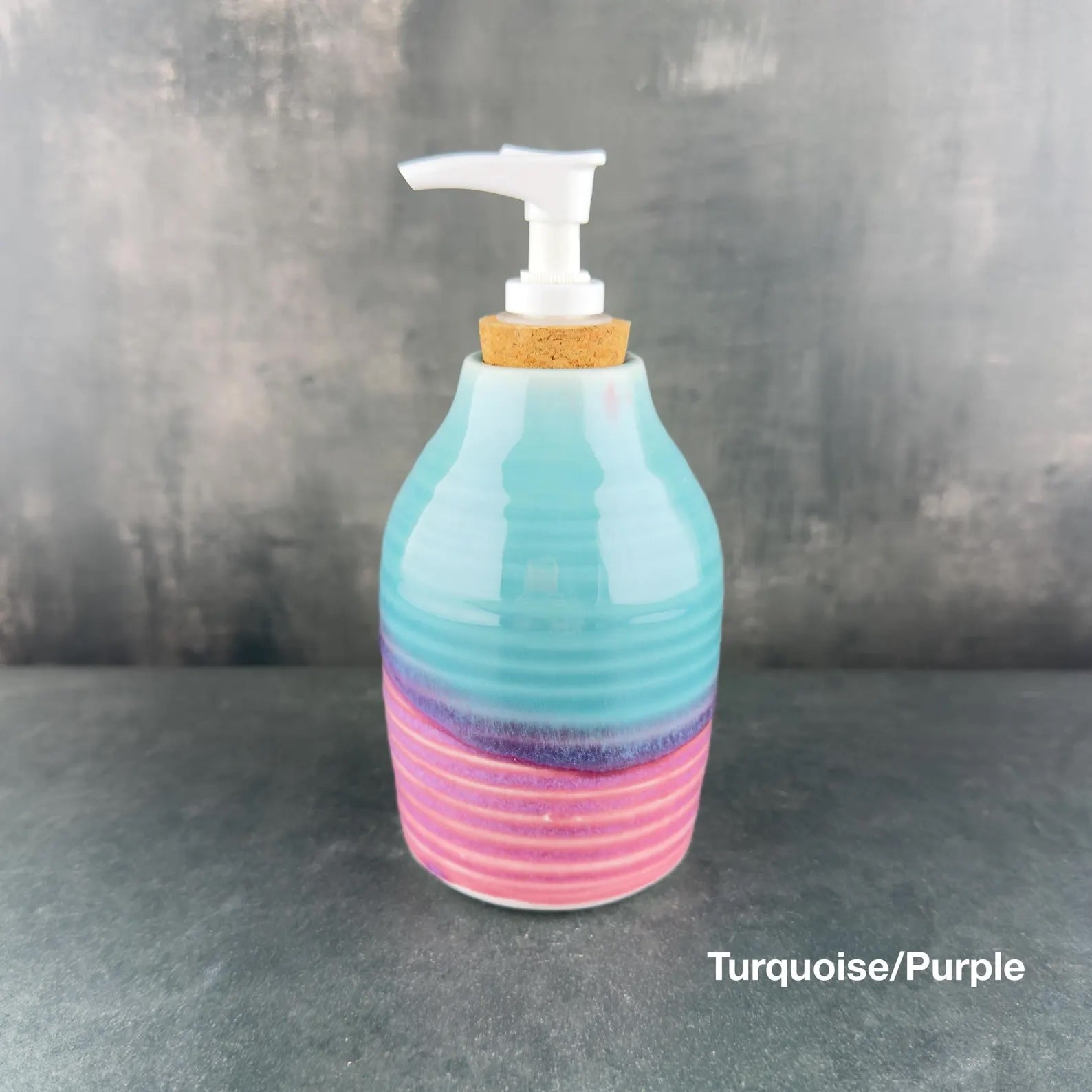 succulent soap dispenser Soap Dispenser Turquoise/Purple