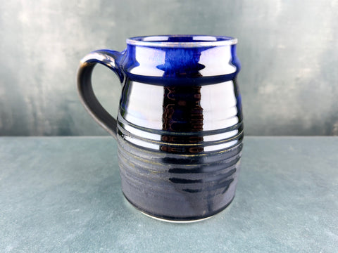 Mug - Cobalt Blue Gloss over Black Satin/Gloss (1/1) In Stock
