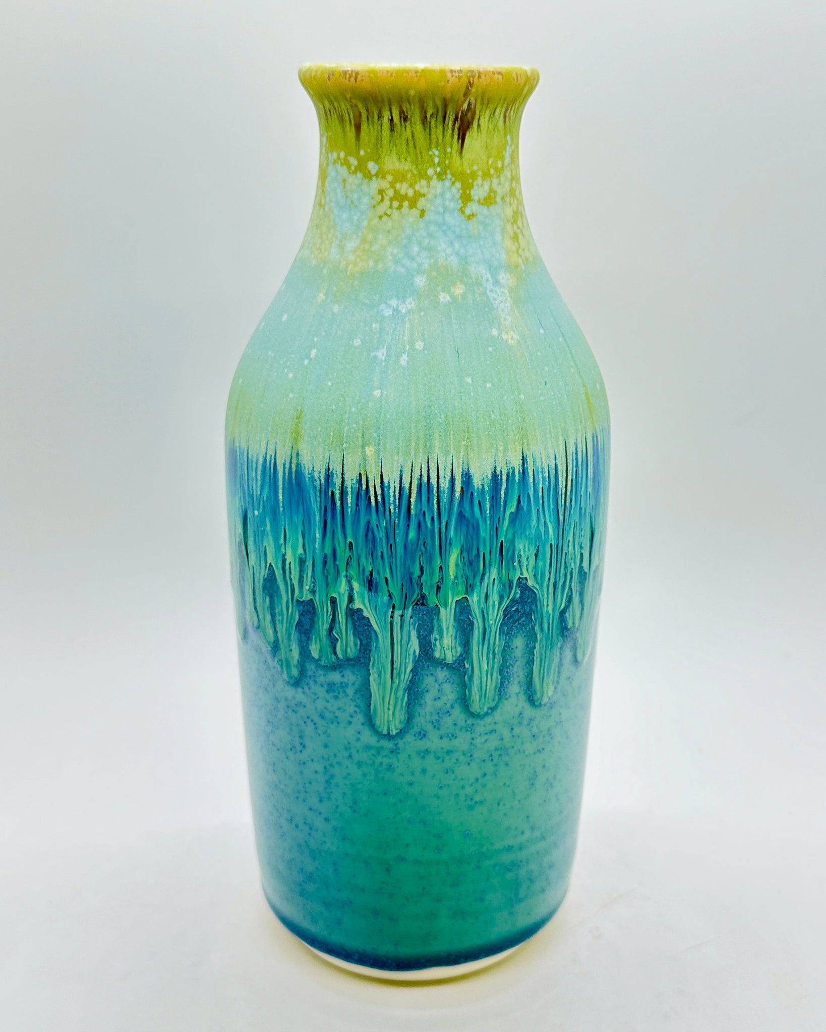 Vase - Matte Blue Crystal Gloss